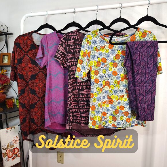 LuLaRoe XS & Small Bundle NWT & Pre-Worn Shirts & Leggings Mixed Lot - Picture 1 of 6